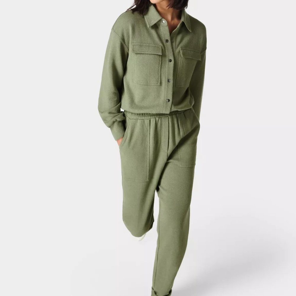 $168 SWEATY BETTY NESTLE UP BOILERSUIT JUMPSUIT SIZE M MEDIUM
